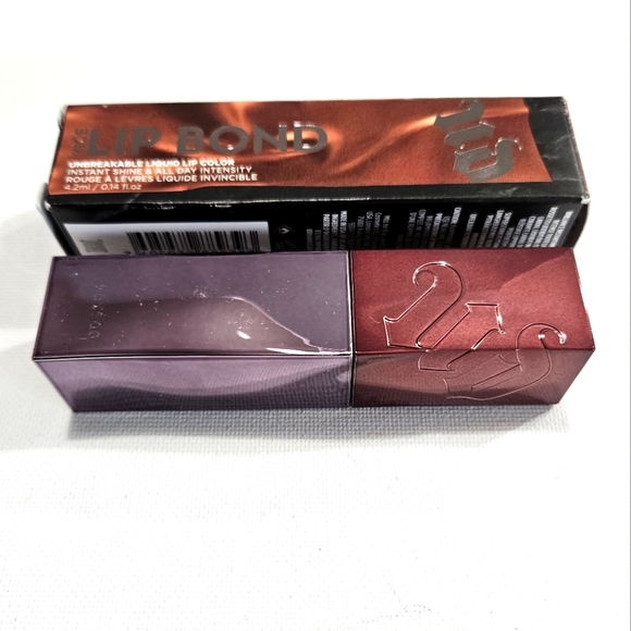 2 Tubes Kissing Frenzy Urban Decay Lip Bond NIB! - Picture 2 of 6